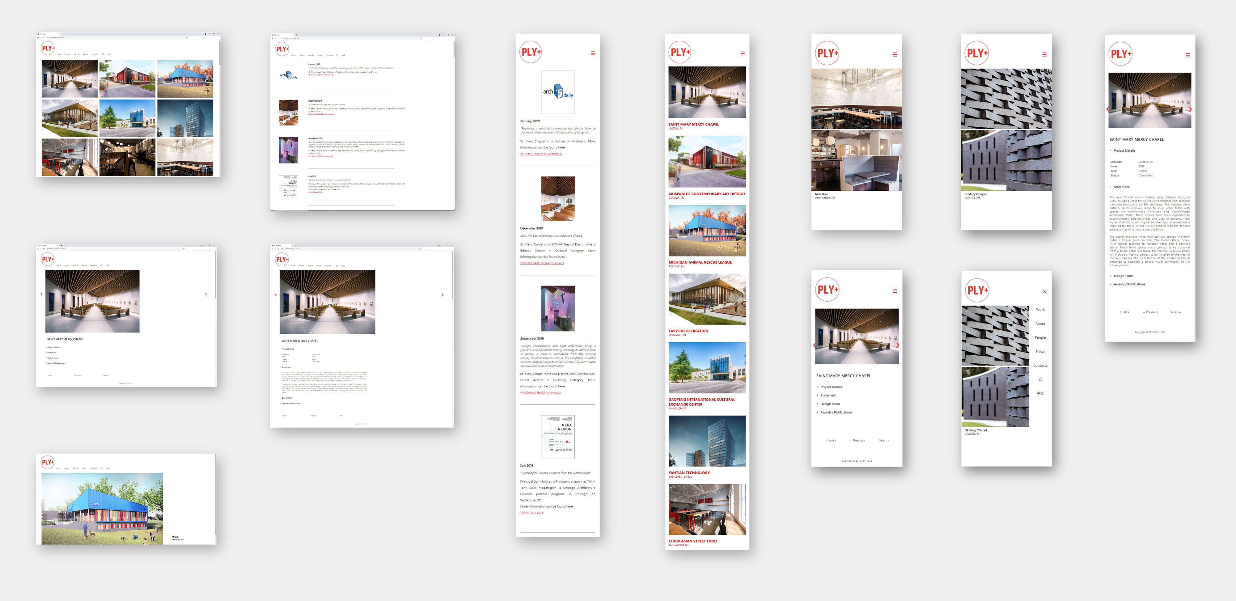 Website image collage